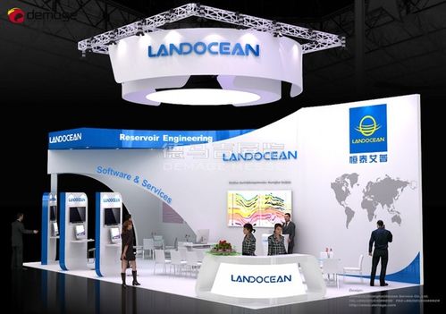 恒泰艾普石油天然气服务展台设计效果图赏析